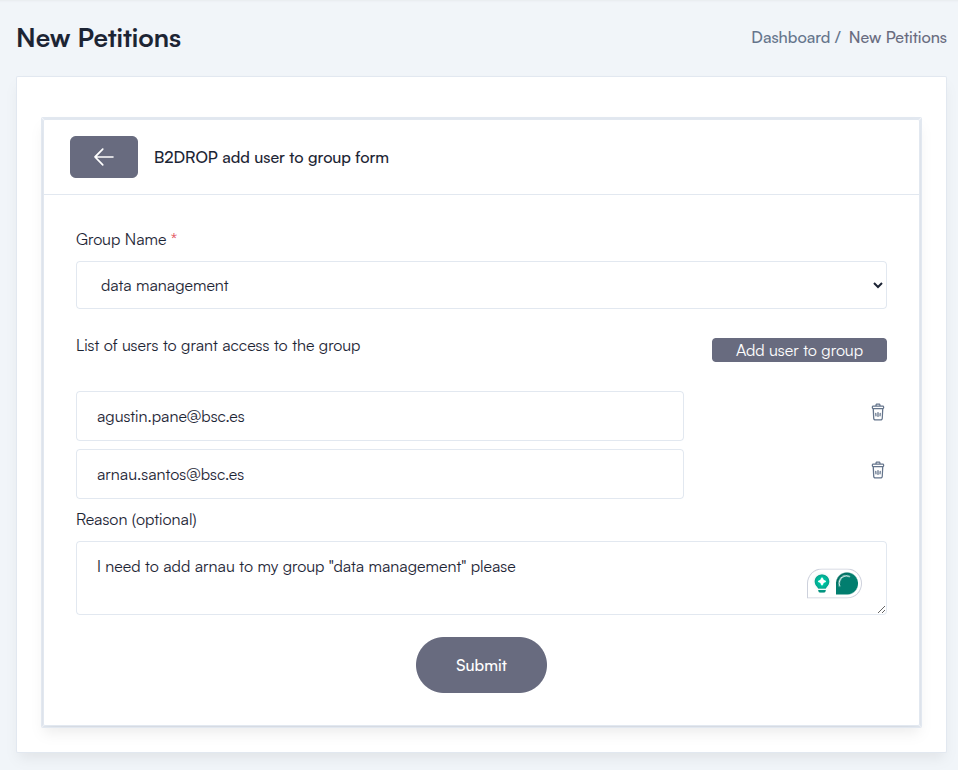 _Screenshot: Add User to Group Form_