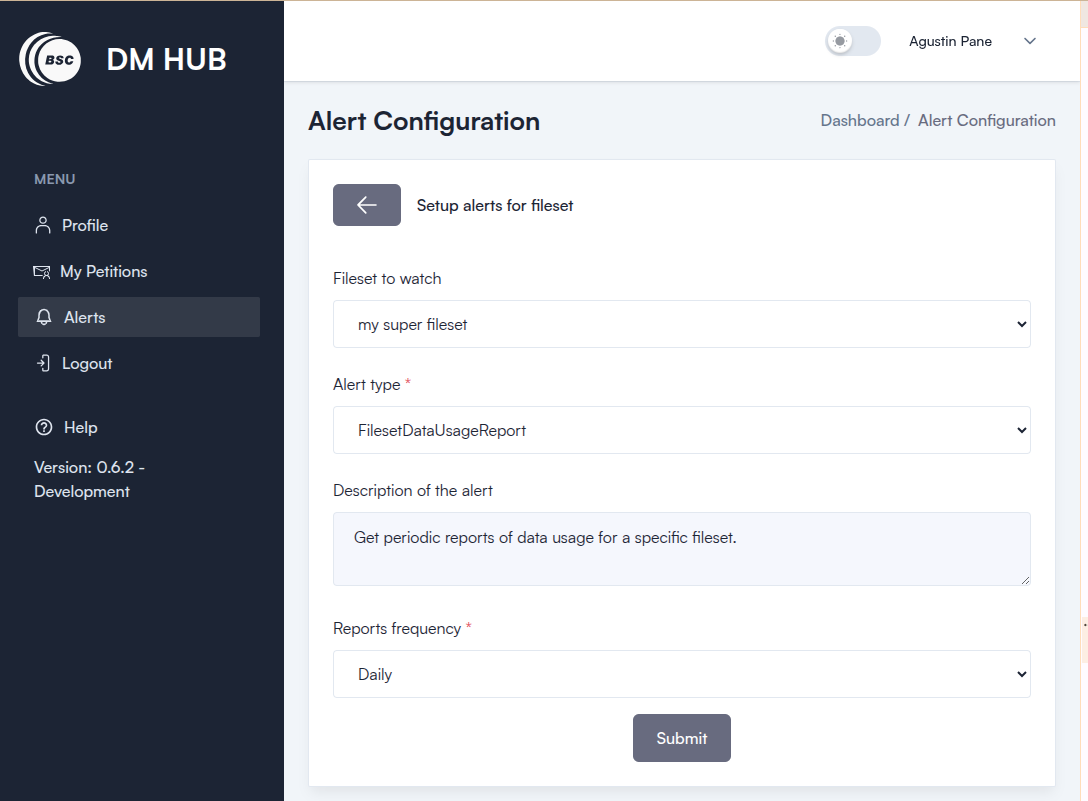 _Screenshot: Select Alert Type_